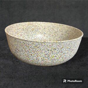 Cream Confetti Melamine Bowl 'Melamina Per Alimenti' I.B.S Brescia Italy 2002-24